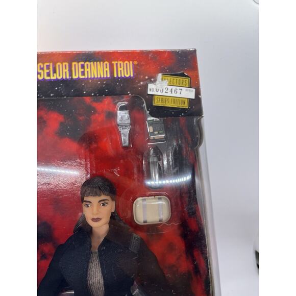 Star Trek Insurrection 9" Troi Action Figure Playmates - Sealed - Picture 3 of 9